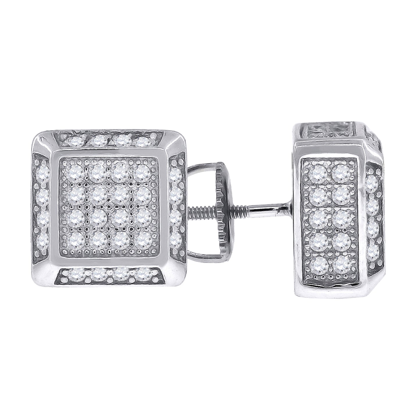 925 White-Cz Earrings