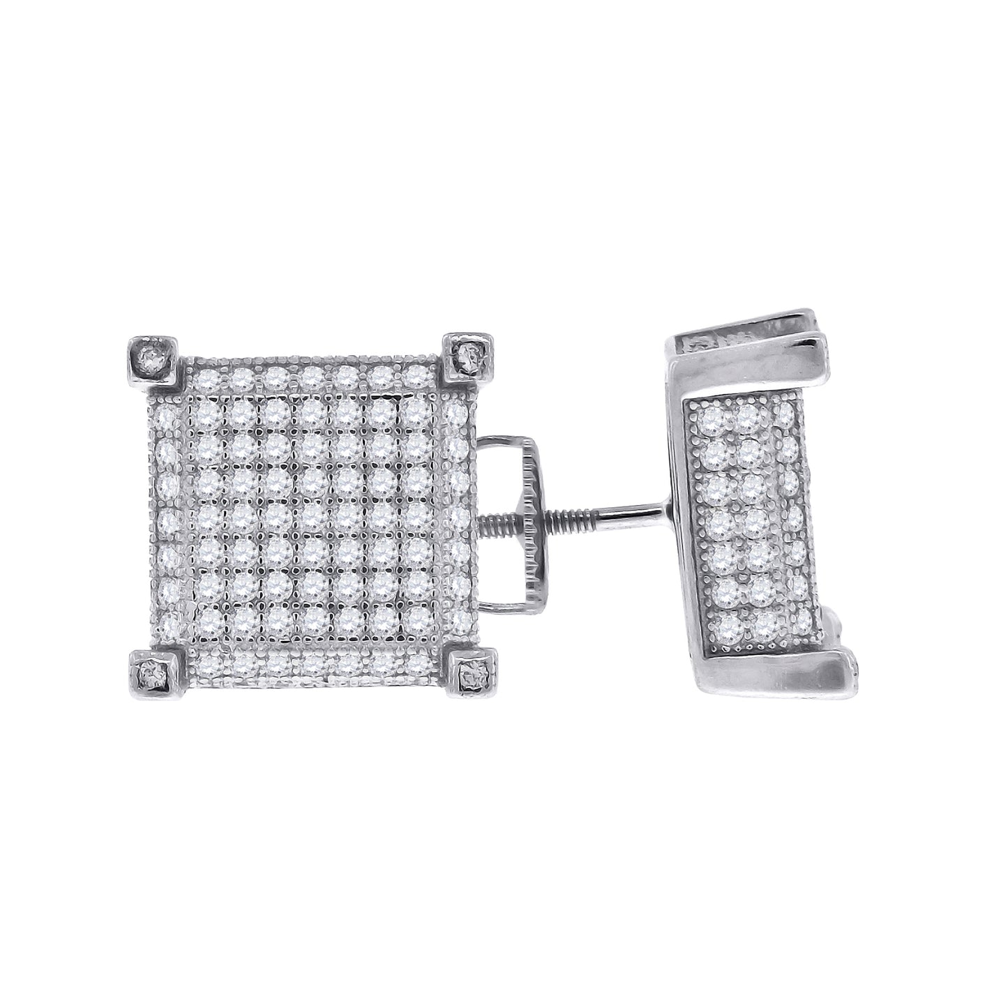 925 White-Cz Earrings