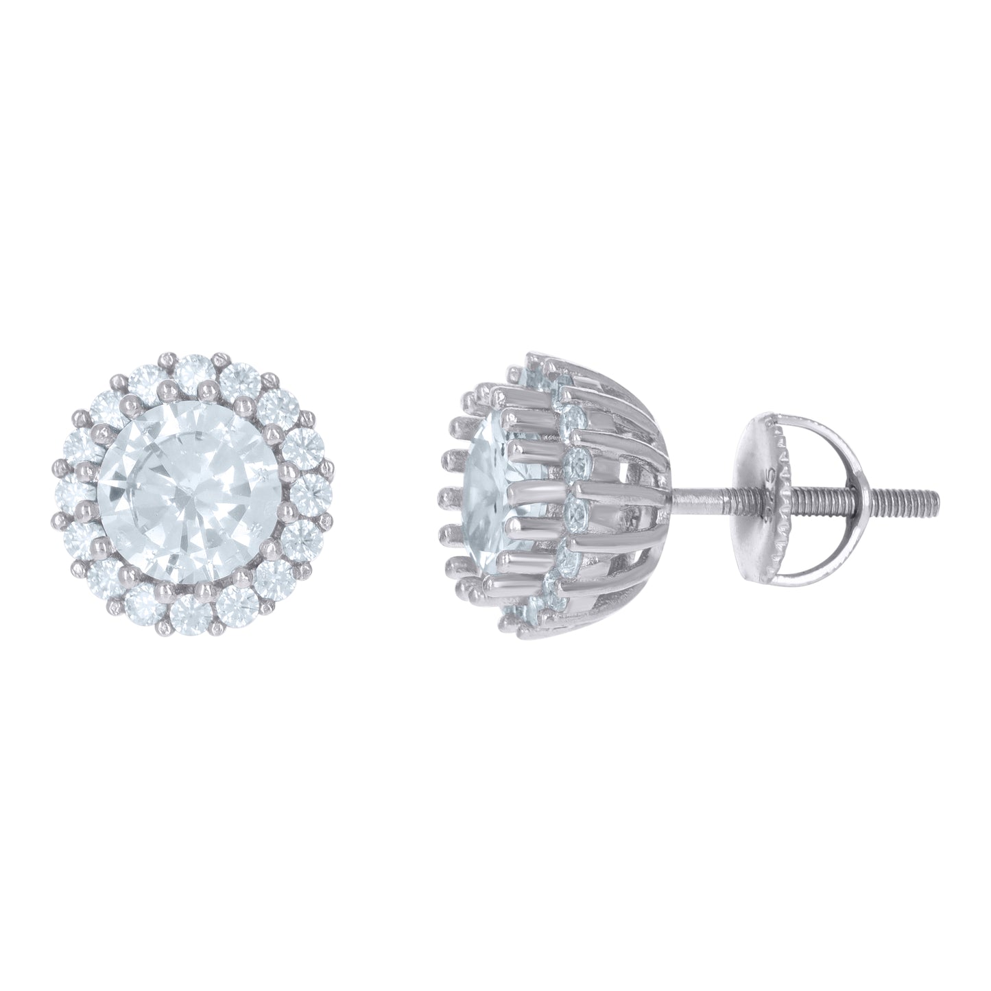 925 Sterling Silver Cz Earrings