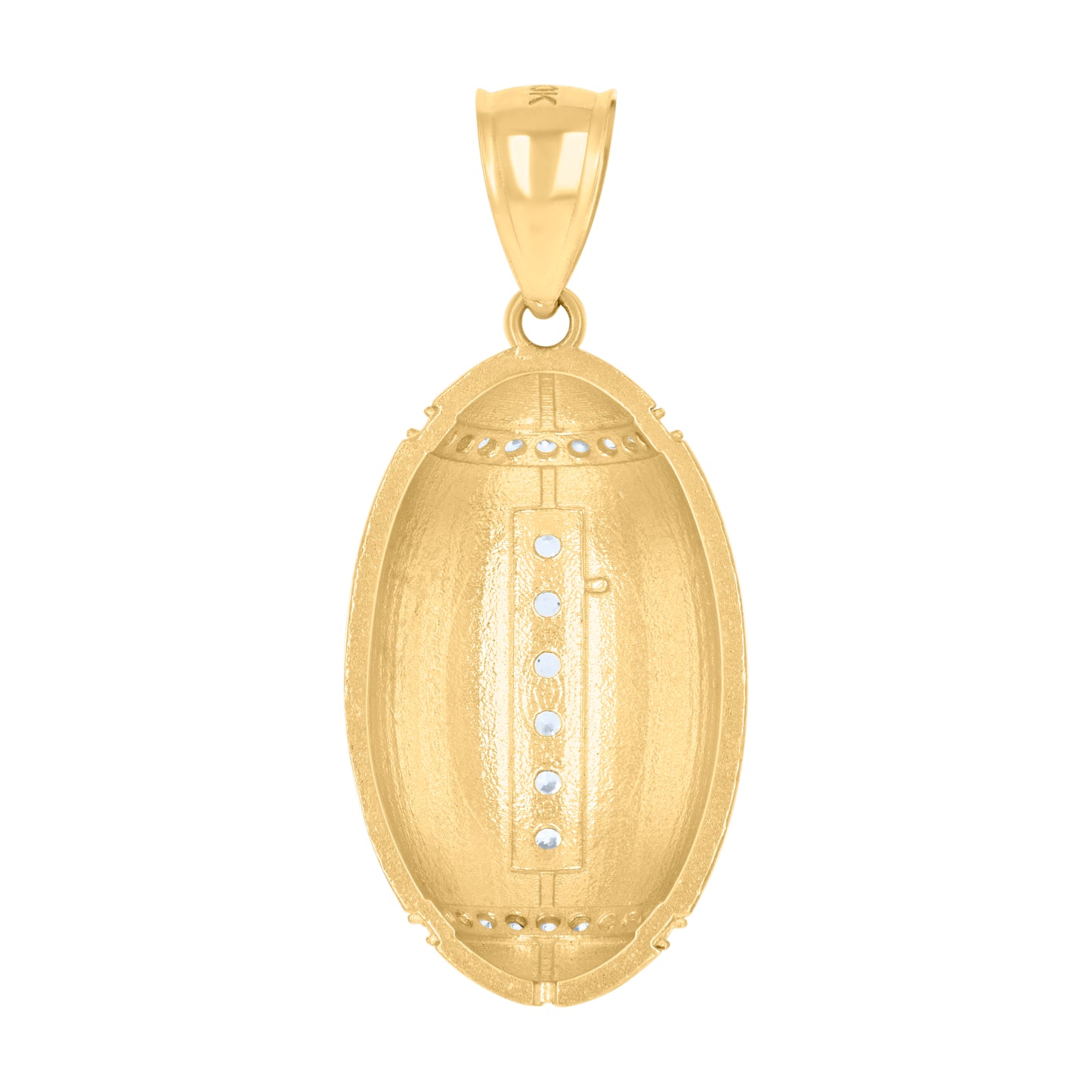 10Kt Gold Cz Pendant