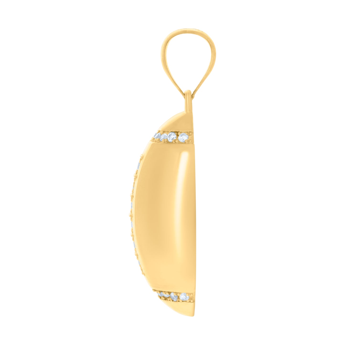 10Kt Gold Cz Pendant