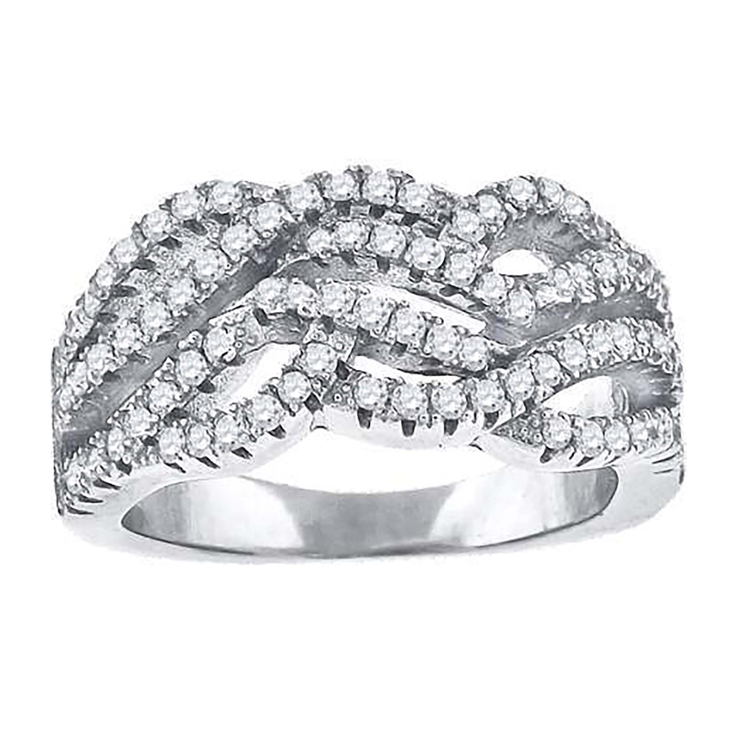 925 Fancy Cz Ring-S6