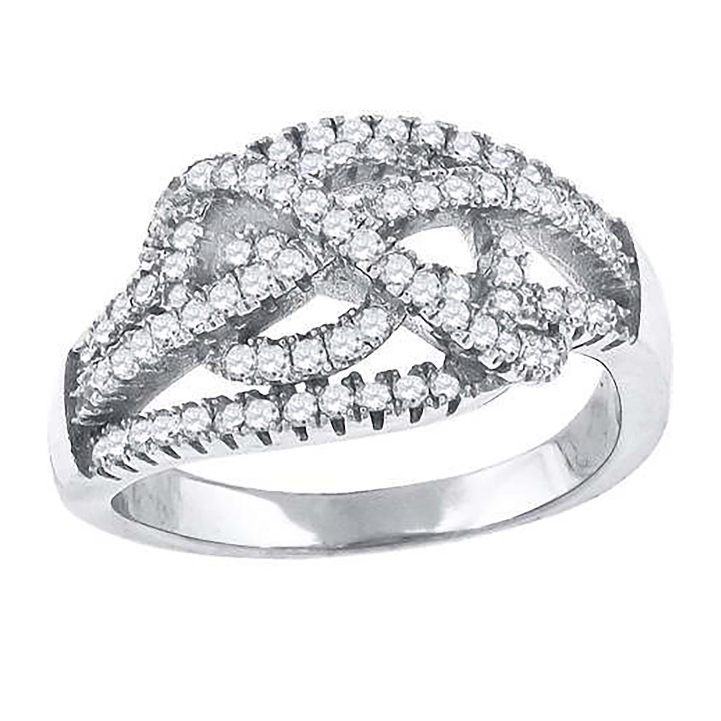 925 Fancy Cz Ring-S6