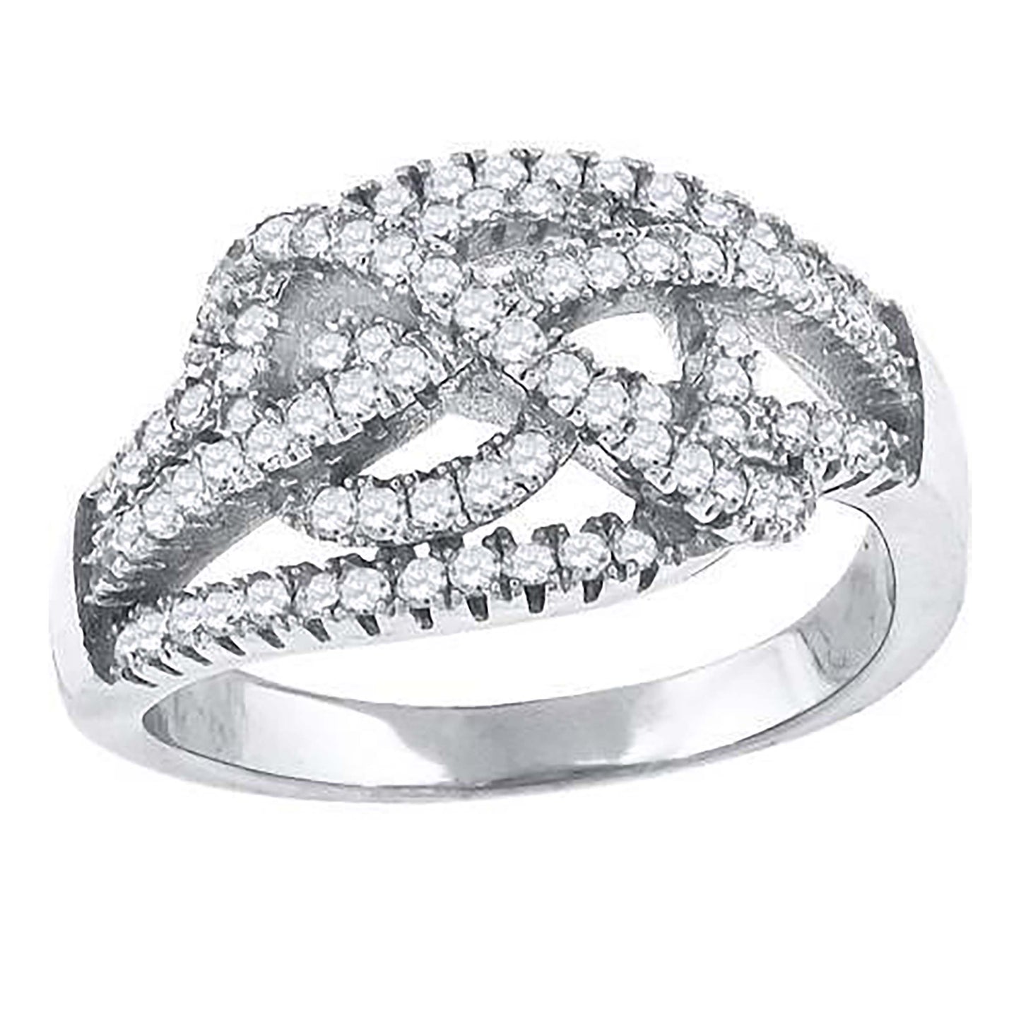 925 Fancy Cz Ring-S6