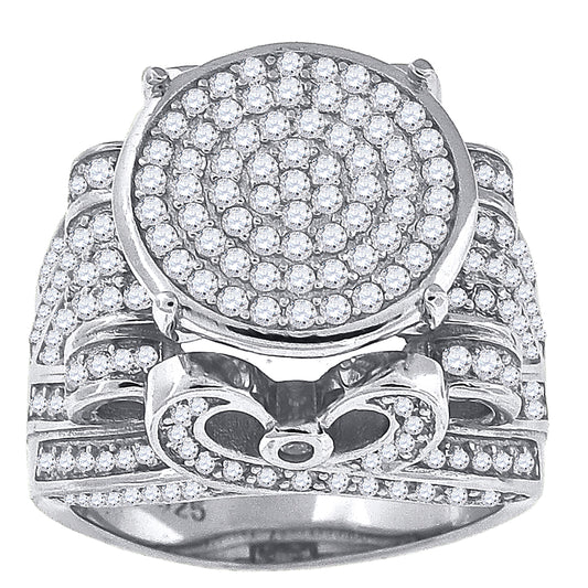 925 Sterling Silver Cz Ring S6