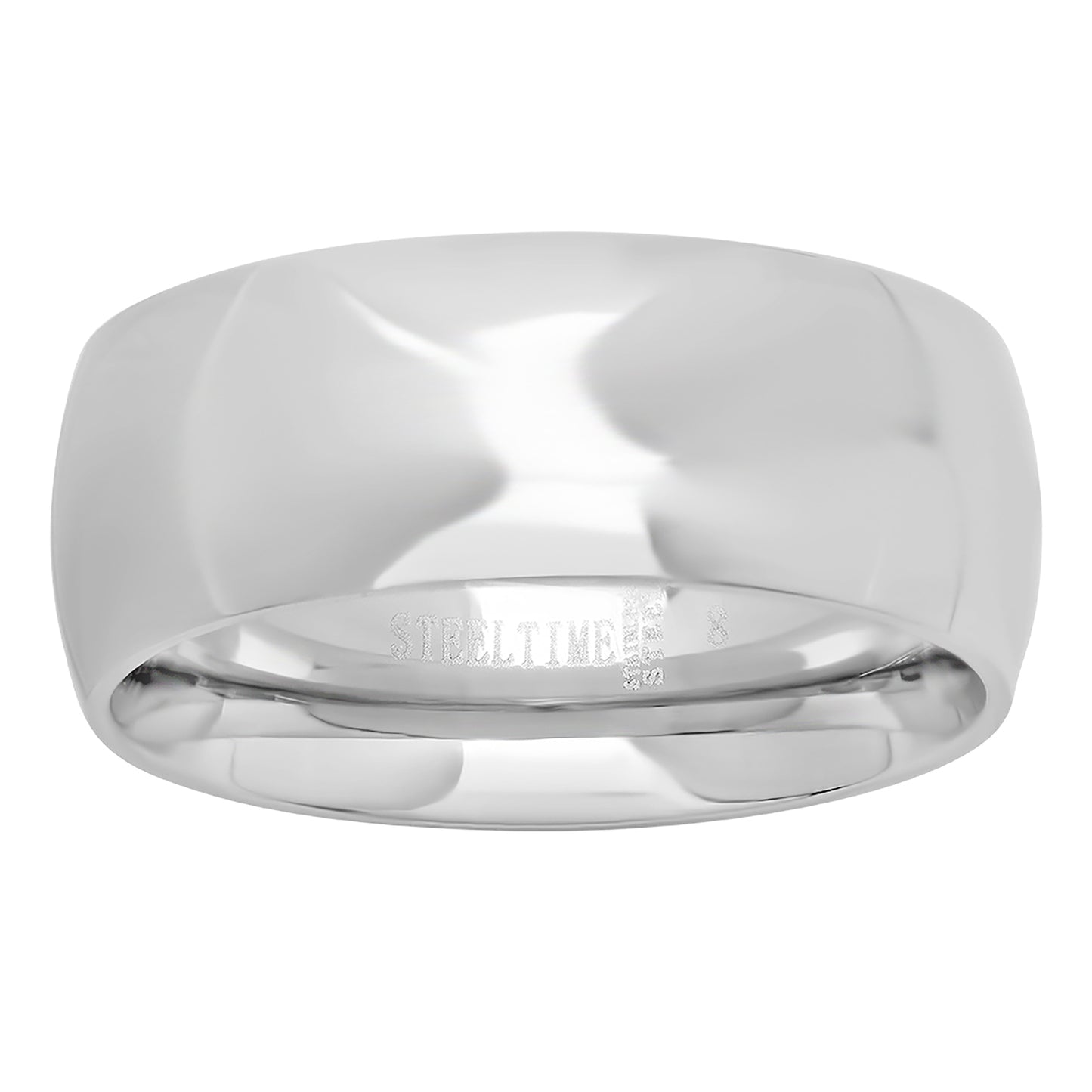Stainless Steel 8mm Ring-Sz6