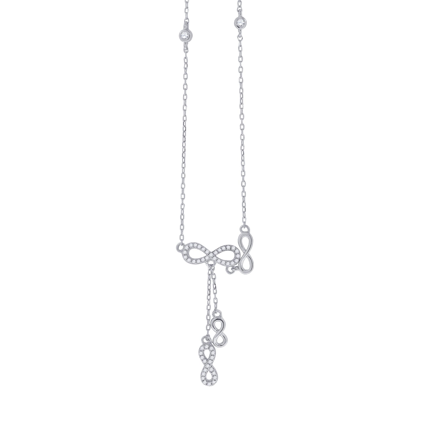 925-Cz Micro-Rave Nacklace