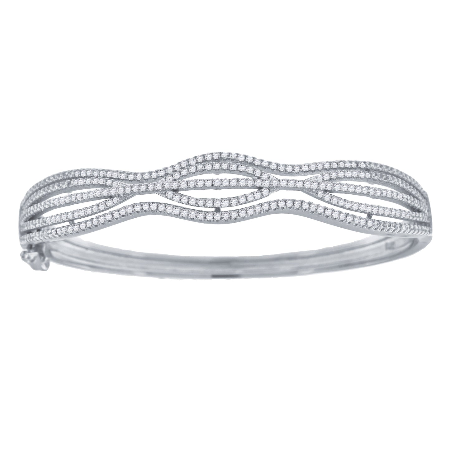 925 Cz Fashion Bangle