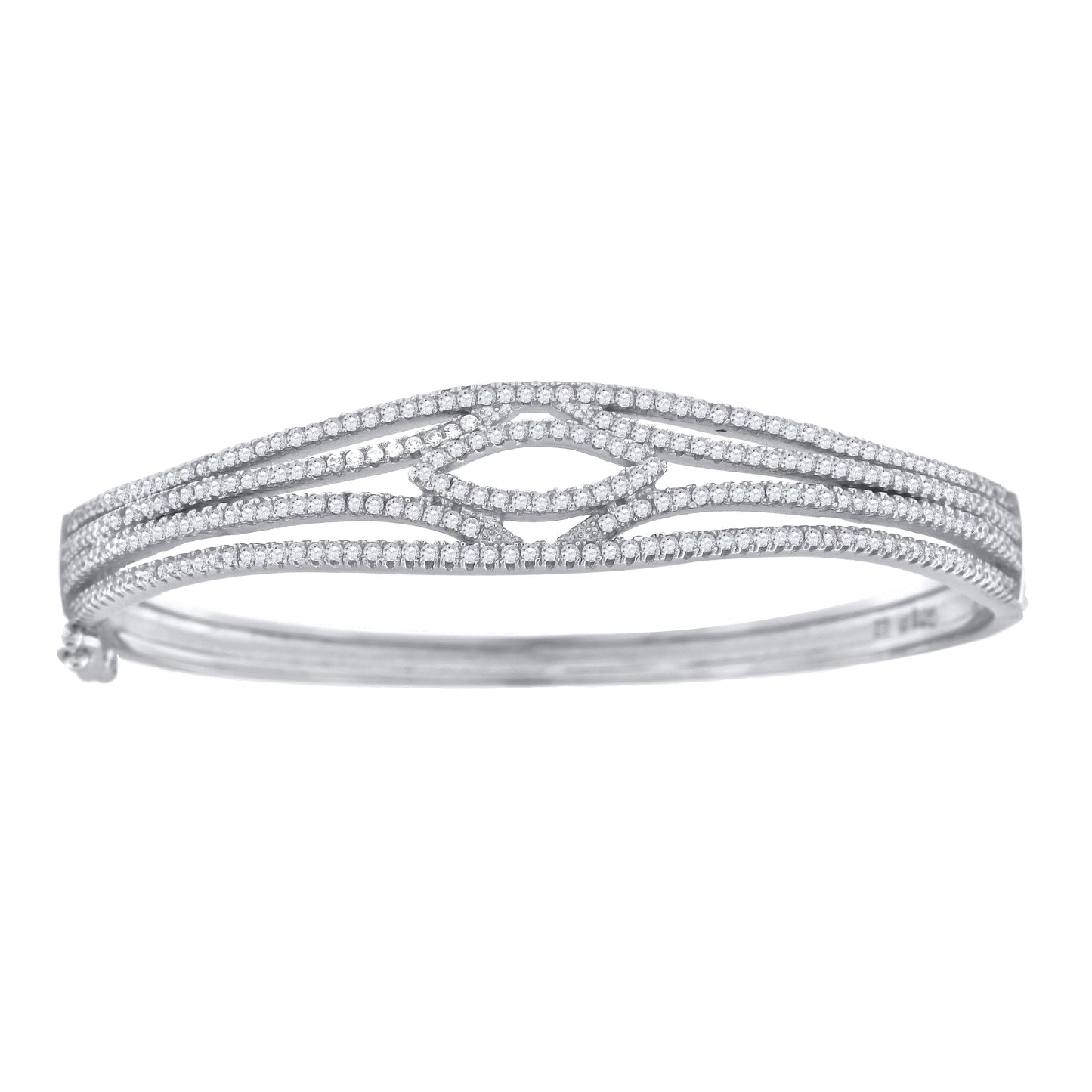 925 Cz Fashion Bangle