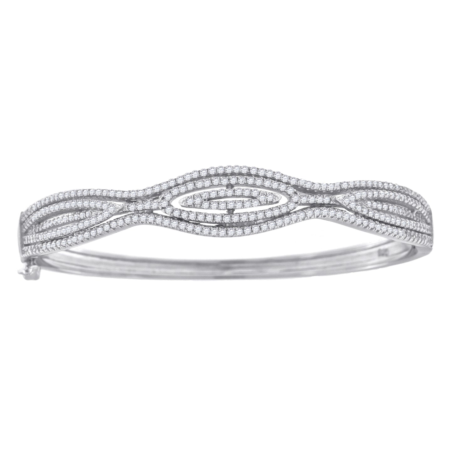 925 Cz Fashion Bangle