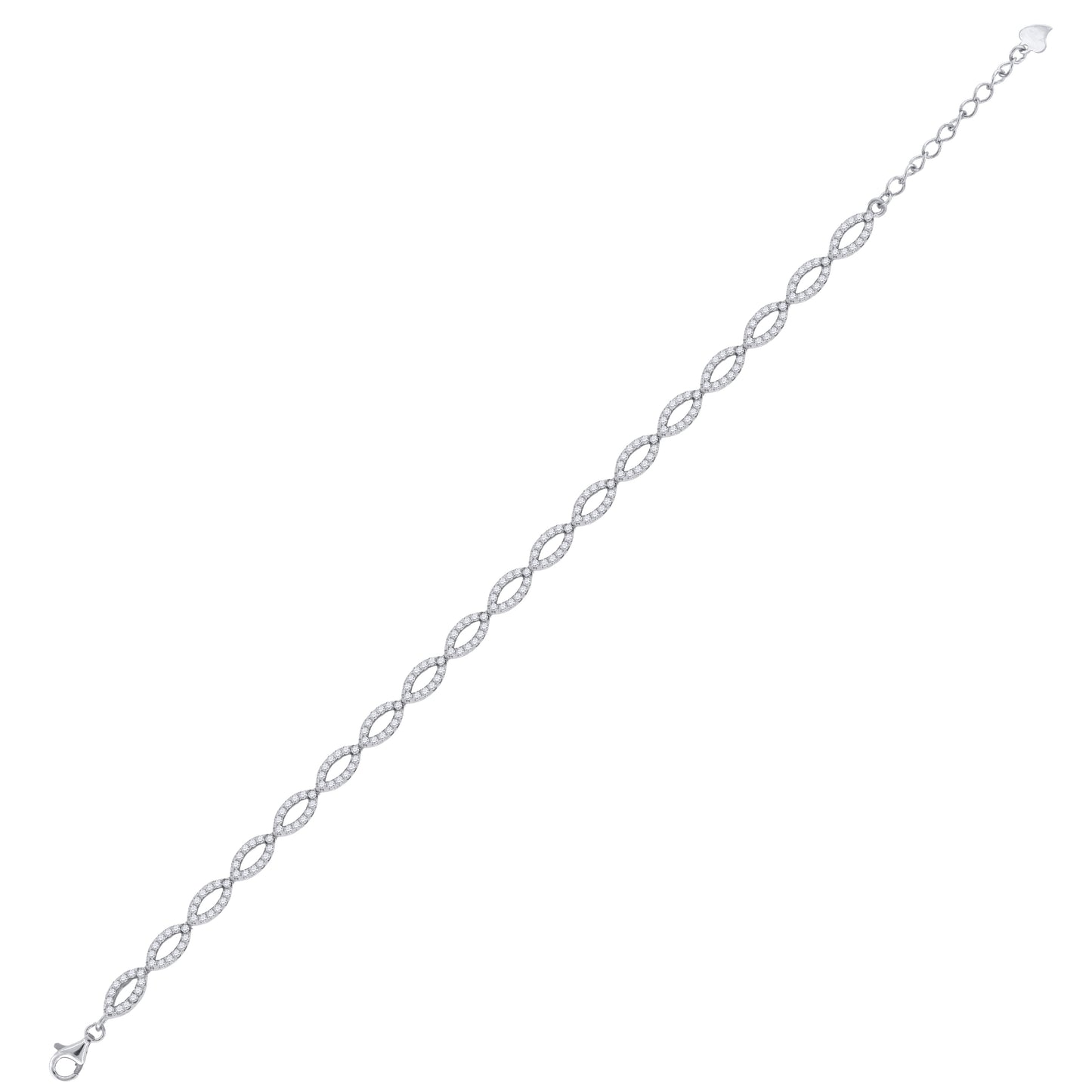 925 Cz Fashion Bracelet