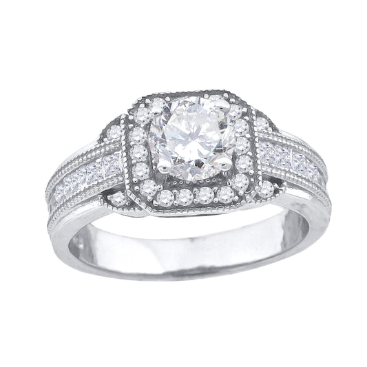 925-Cz Fashion Ring-Sz6