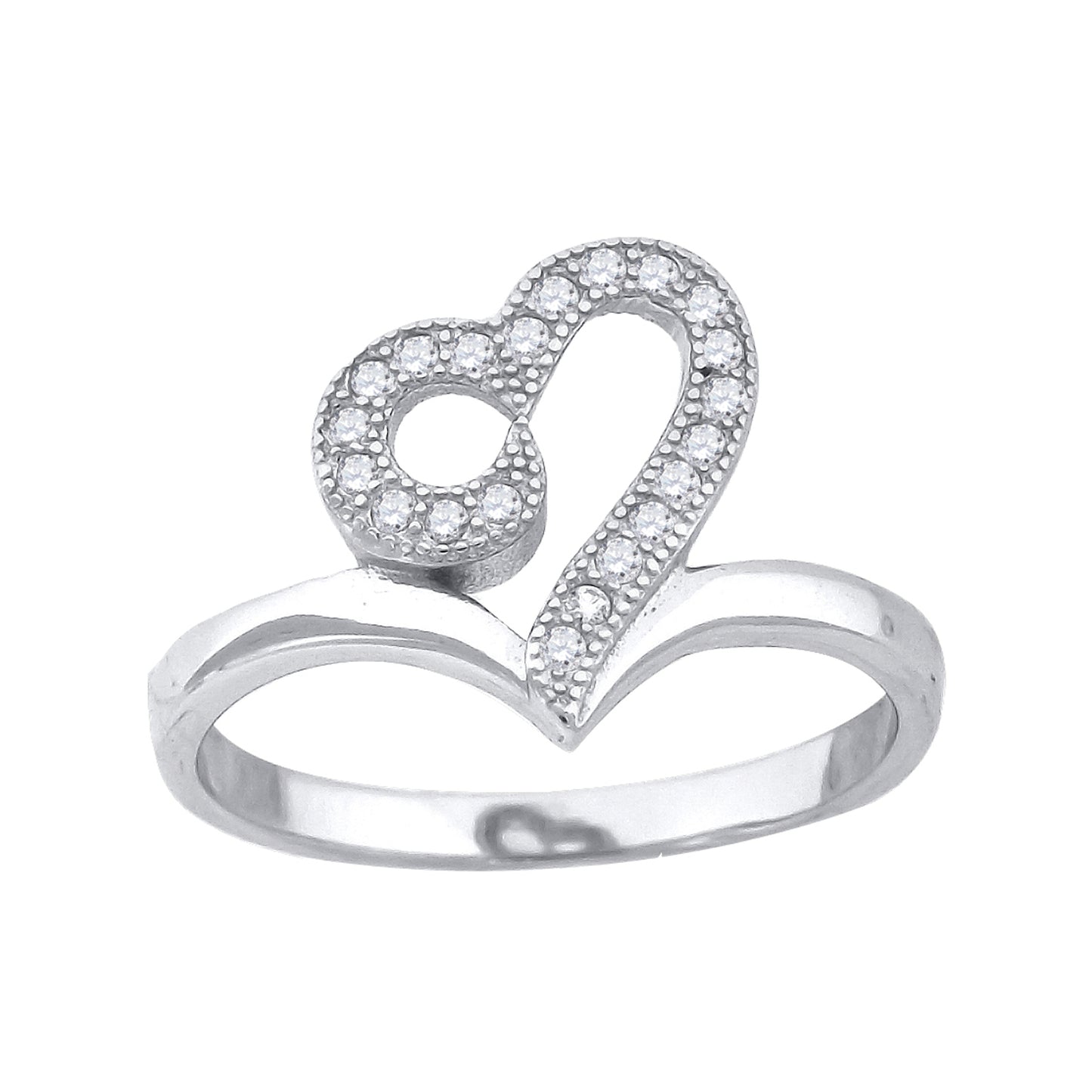 925-Cz Fashion Ring-Sz6
