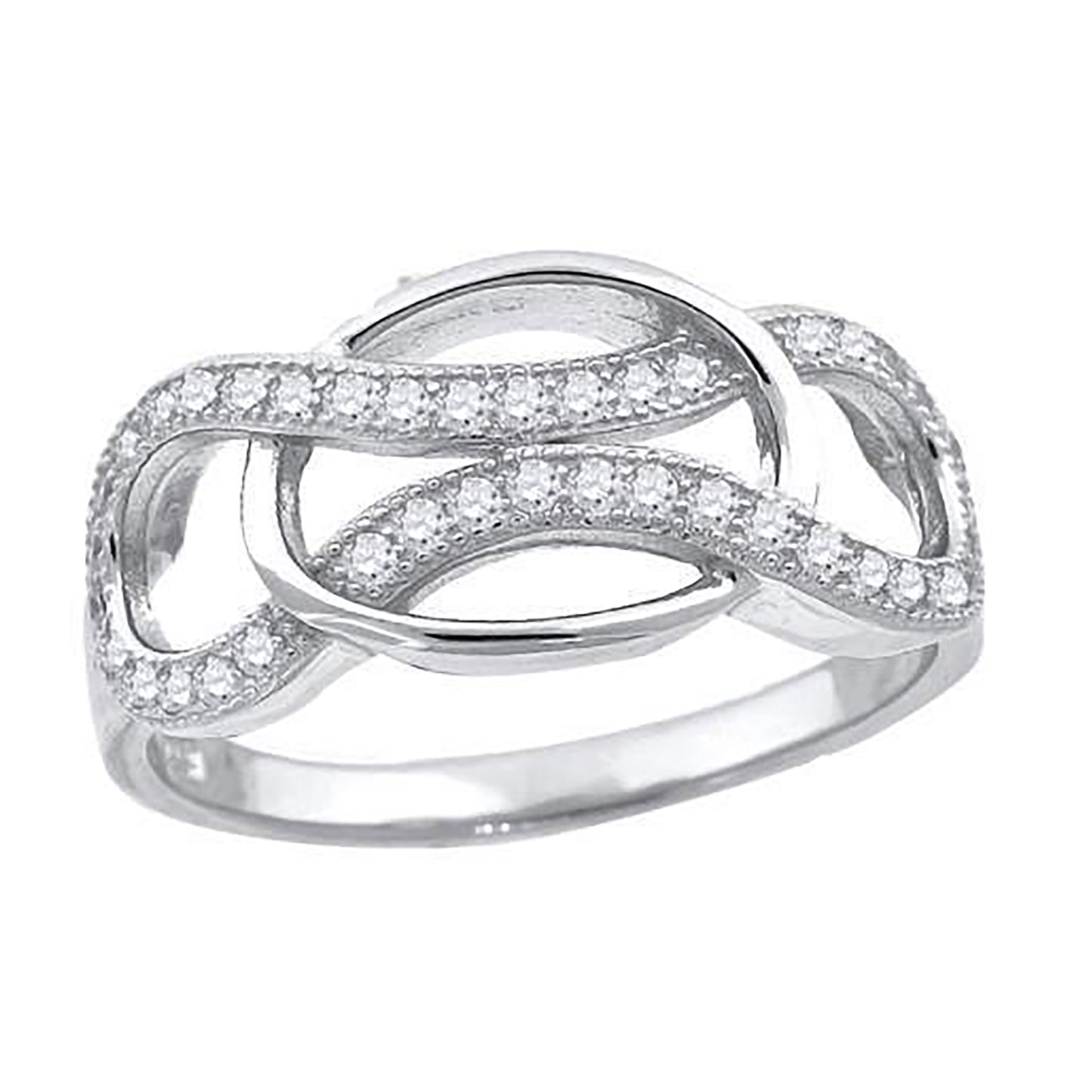 925-Cz Fashion Ring-Sz6