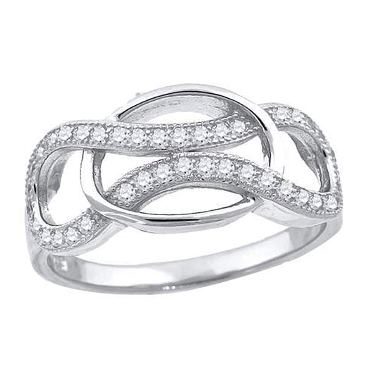 925-Cz Fashion Ring-Sz6