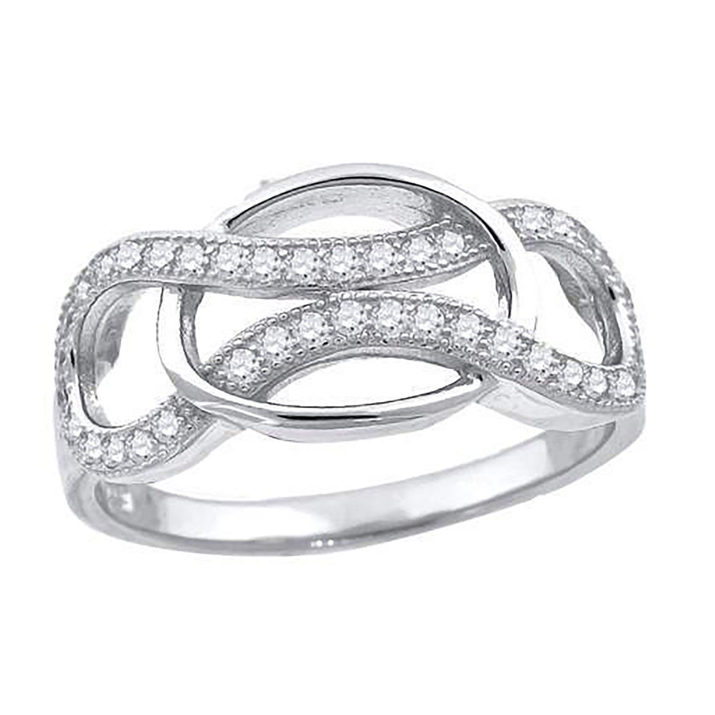 925-Cz Fashion Ring-Sz6