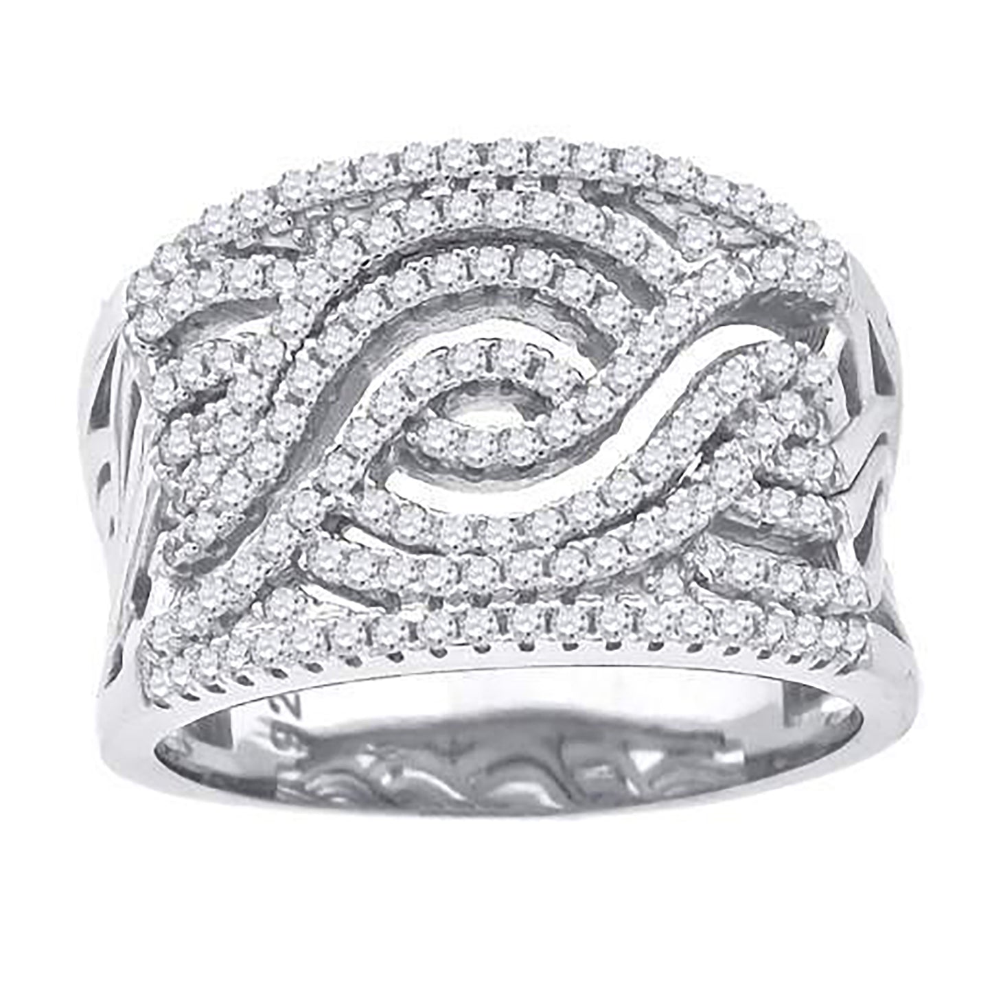 925-Cz Fashion Ring-Sz6