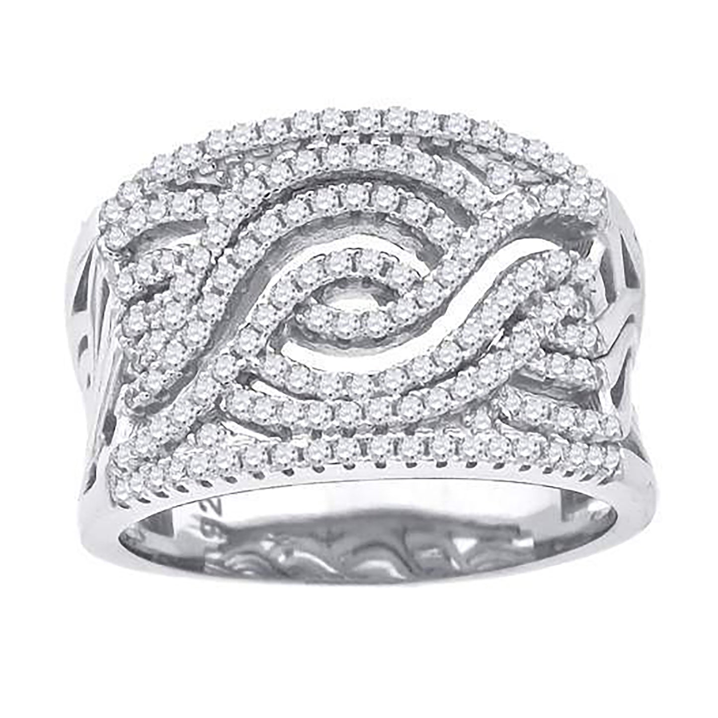 925-Cz Fashion Ring-Sz6