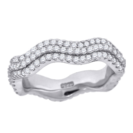 925 Fancy Cz Ring-Sz6