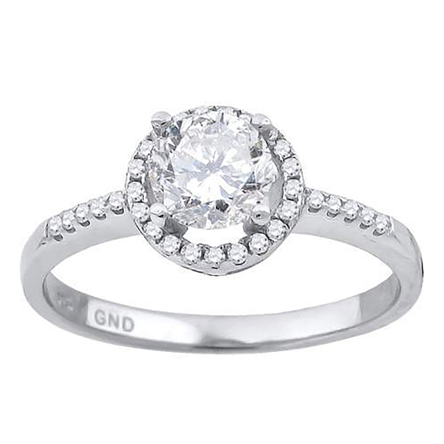 925 Sterling Silver Cz Ring S6