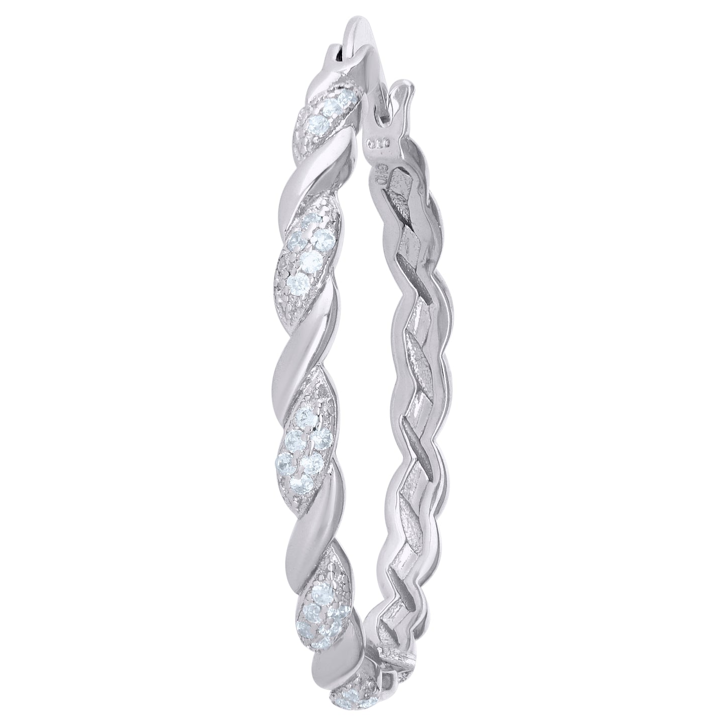 925 Sterling Silver Hoop Earring