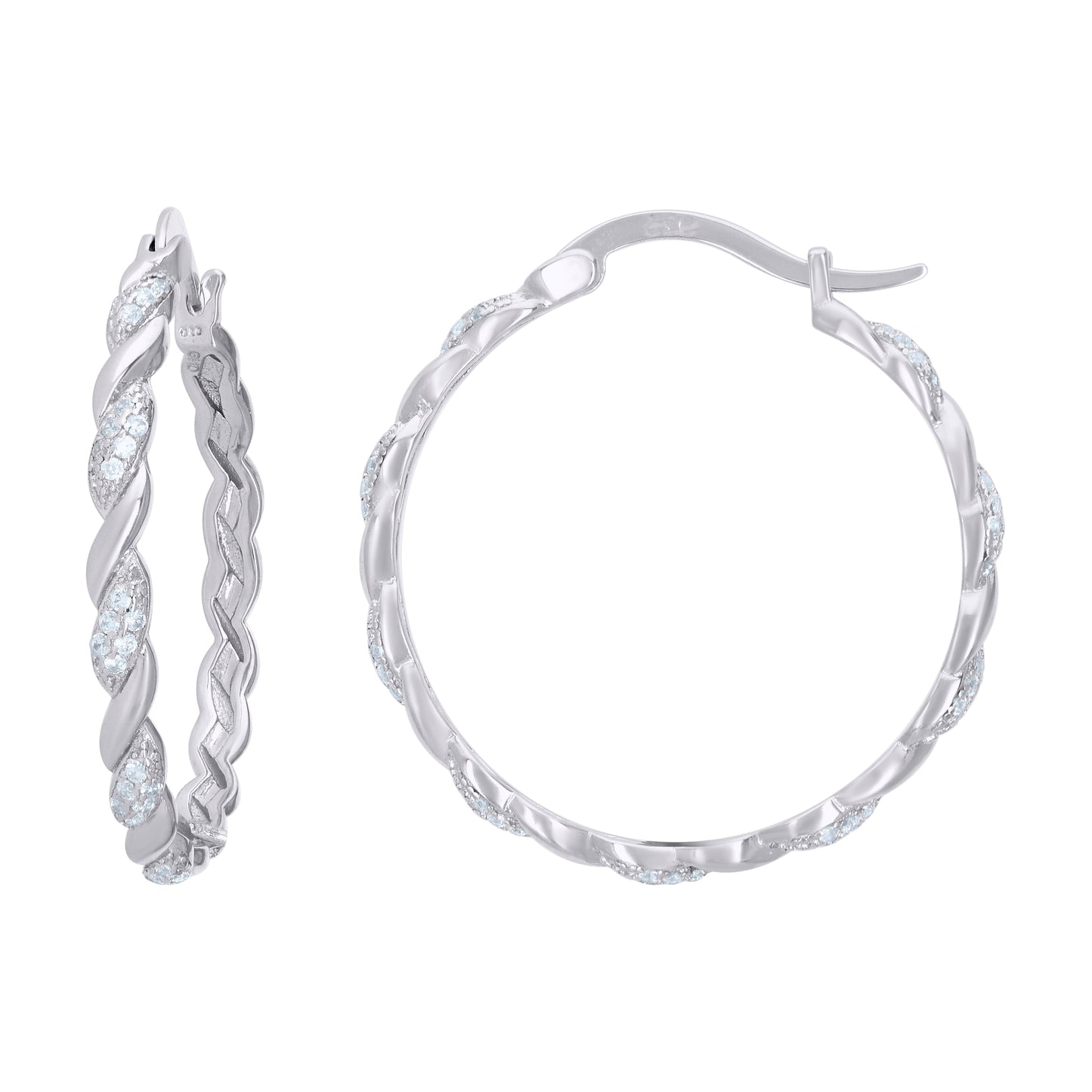 925 Sterling Silver Hoop Earring