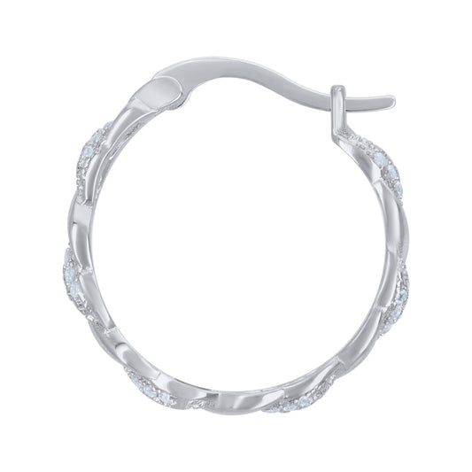 925 Sterling Silver Hoop Earring
