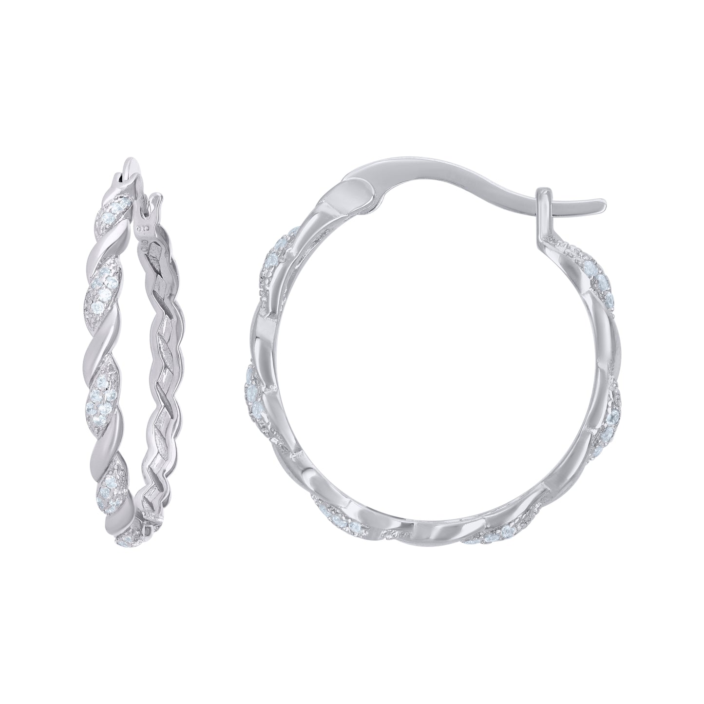 925 Sterling Silver Hoop Earring