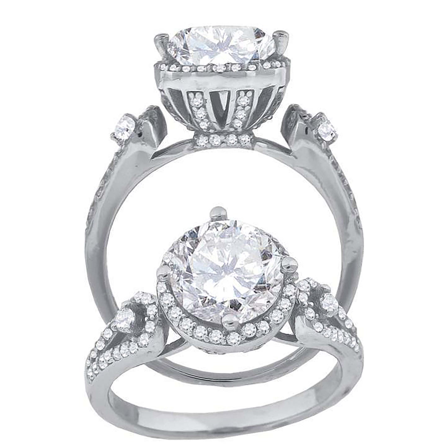 925-Cz Fashion Ring-Sz6