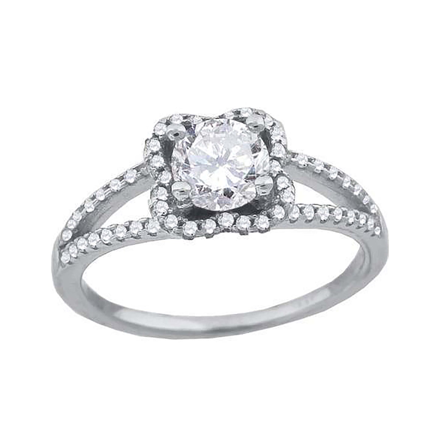 925-Cz Fashion Ring-Sz6
