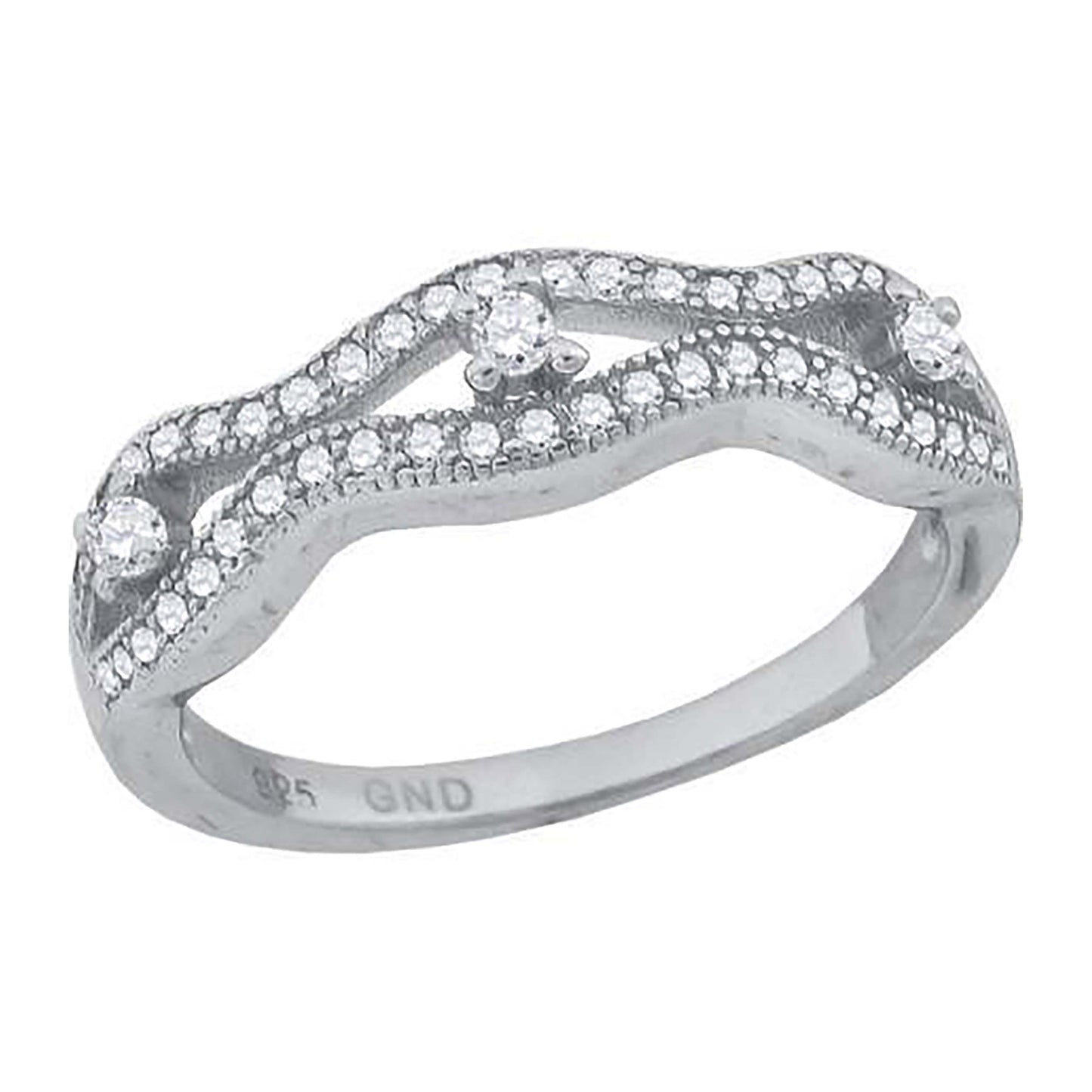 925-Cz Fashion Ring-Sz6