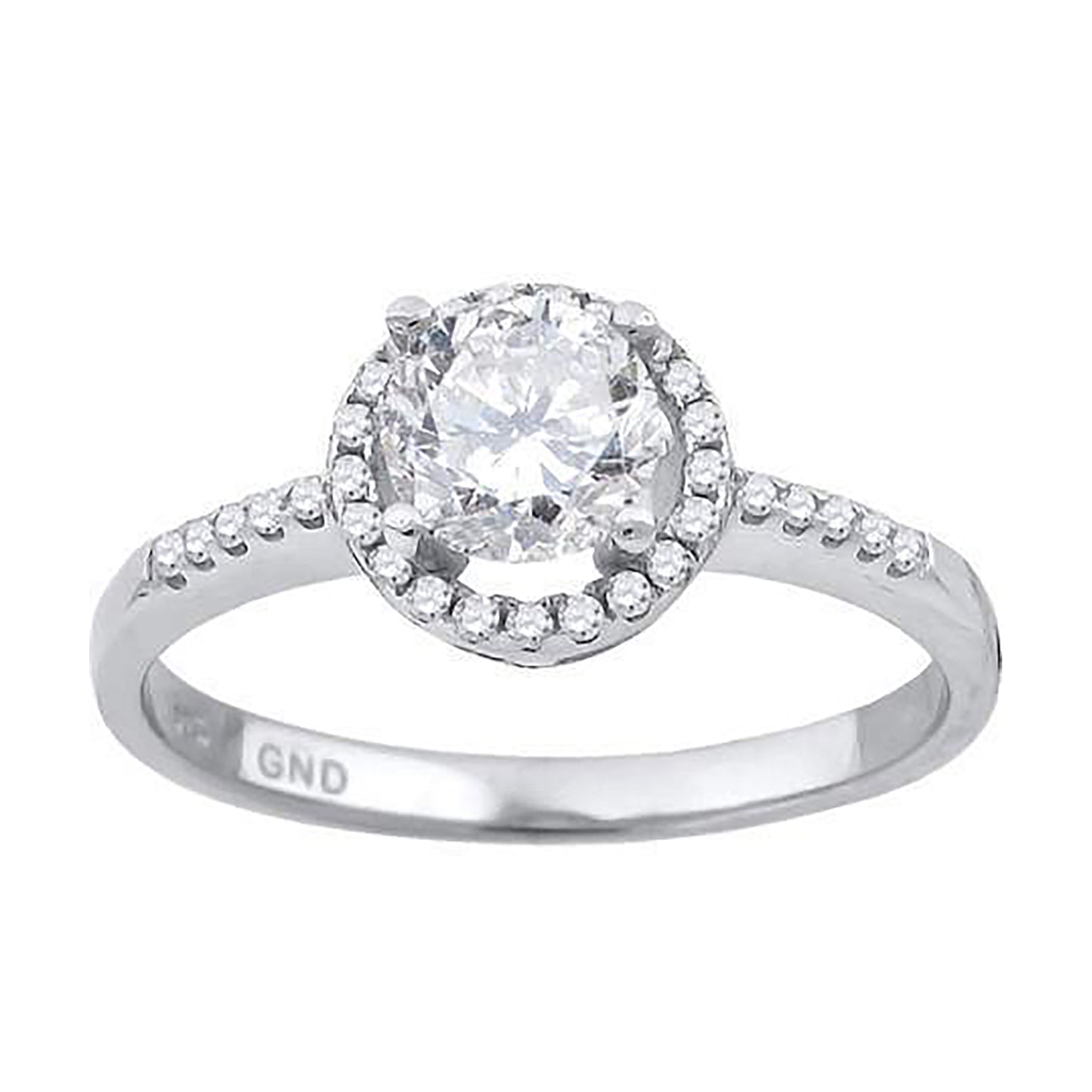 925 Sterling Silver Cz Ring S6
