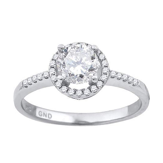 925 Sterling Silver Cz Ring S6