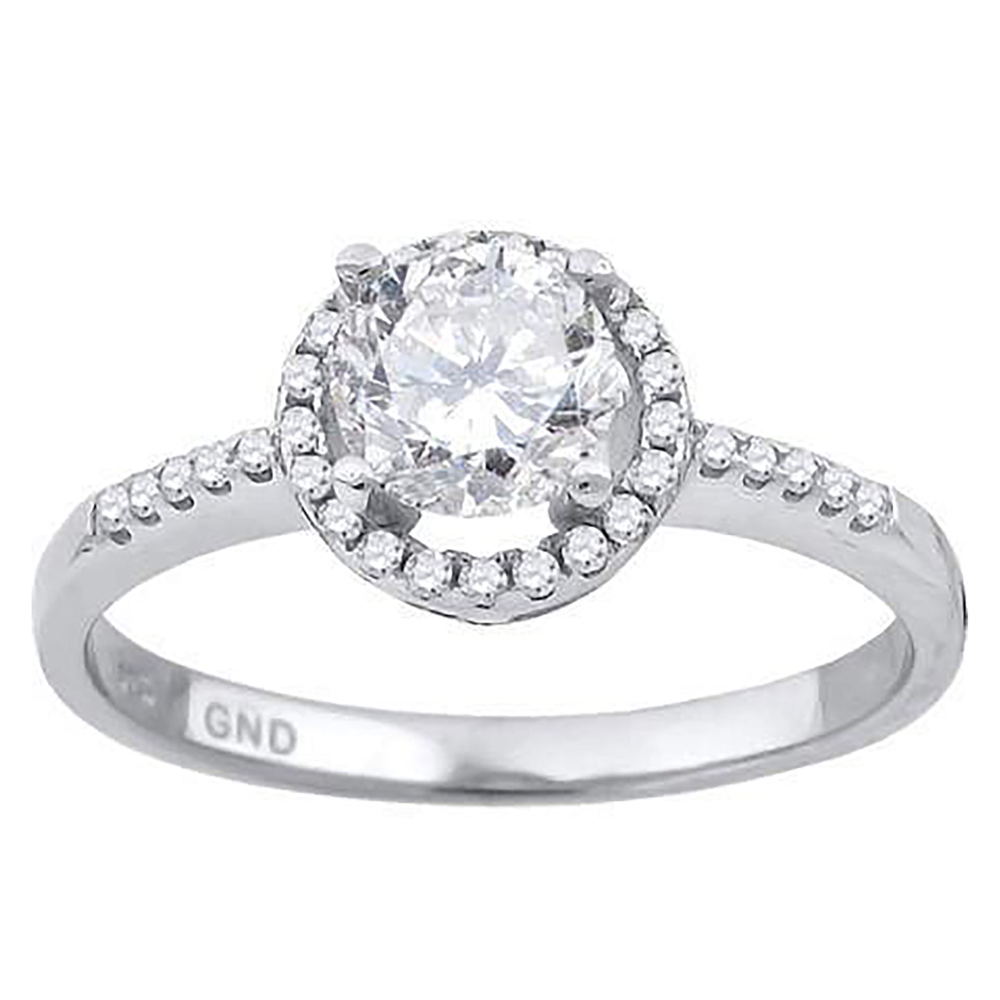 925 Sterling Silver Cz Ring S6