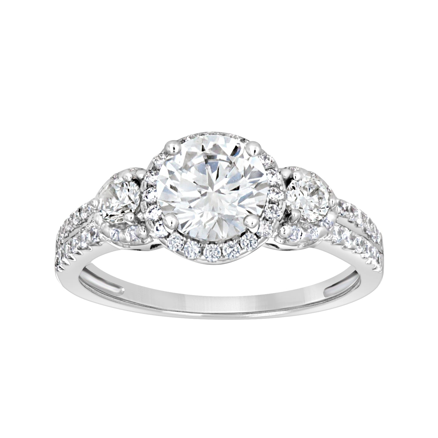 925 Sterling Silver Cz Ring S6