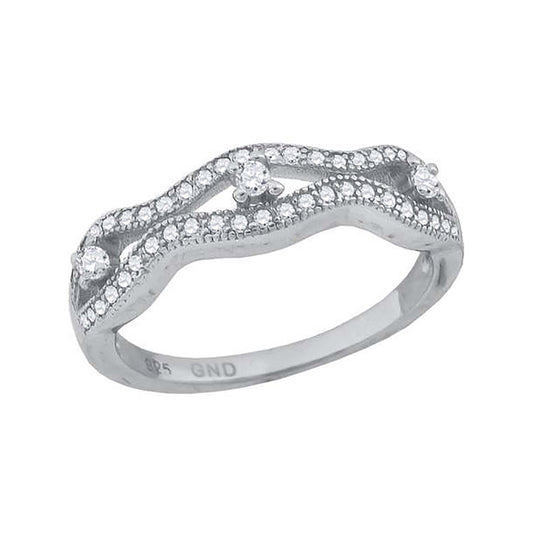 925-Cz Fashion Ring-Sz6