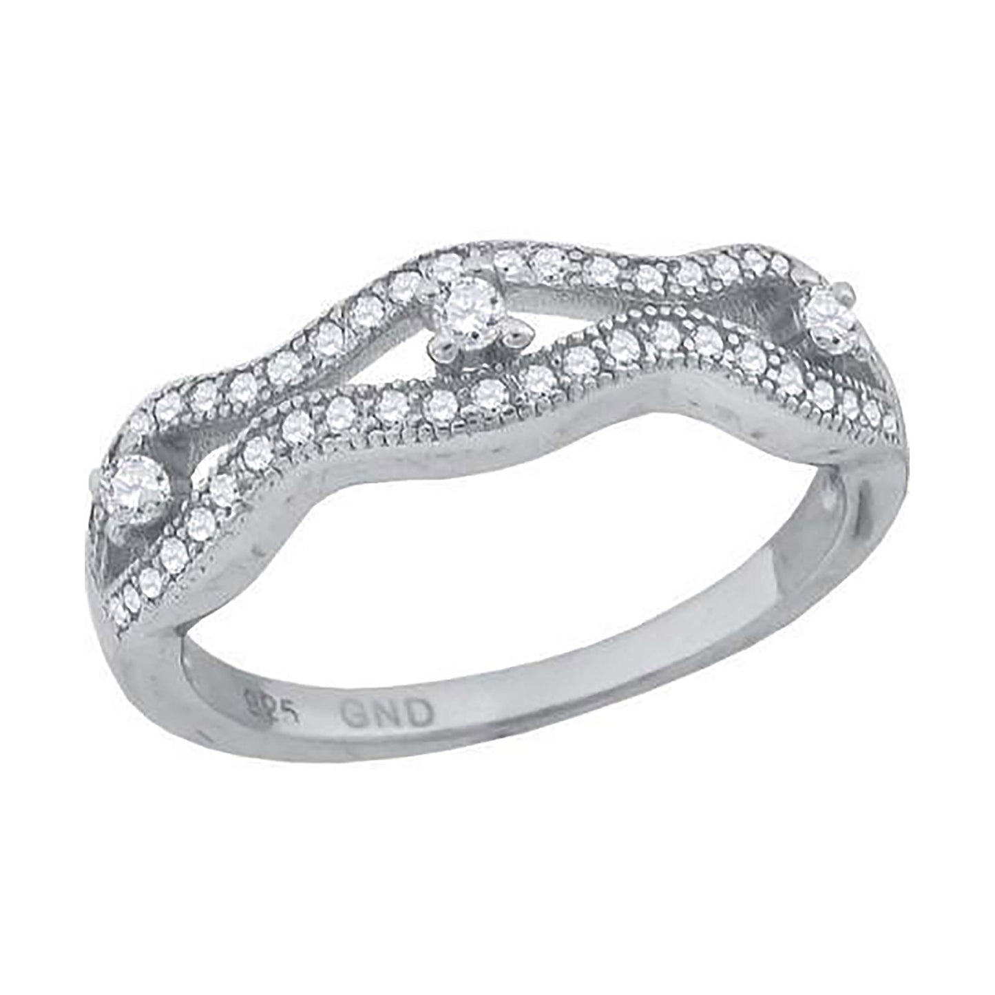 925-Cz Fashion Ring-Sz6
