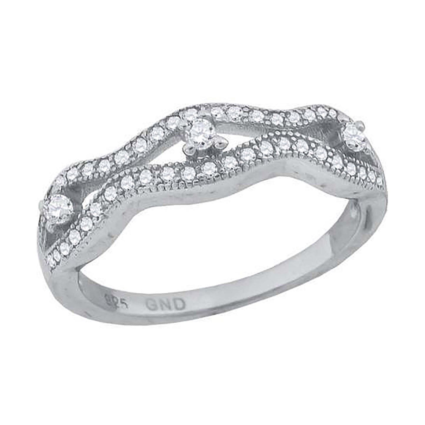 925-Cz Fashion Ring-Sz6