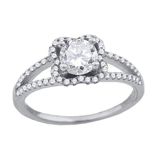 925-Cz Fashion Ring-Sz6