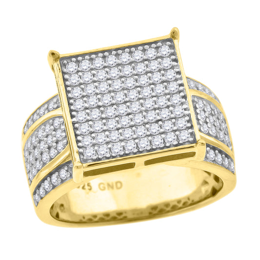 925 Sterling Silver Cz Ring S6