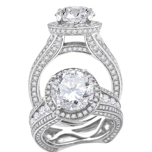 925 Sterling Silver Cz Rings S6