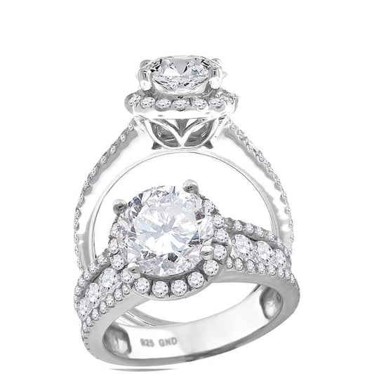 925 Sterling Silver Cz Rings S6