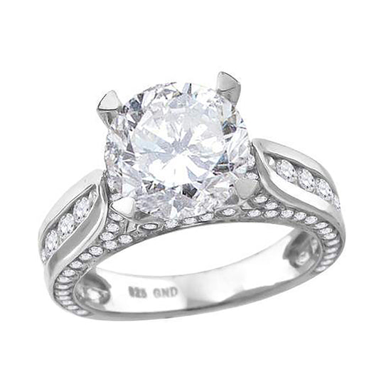 925 Sterling Silver Cz Rings S6