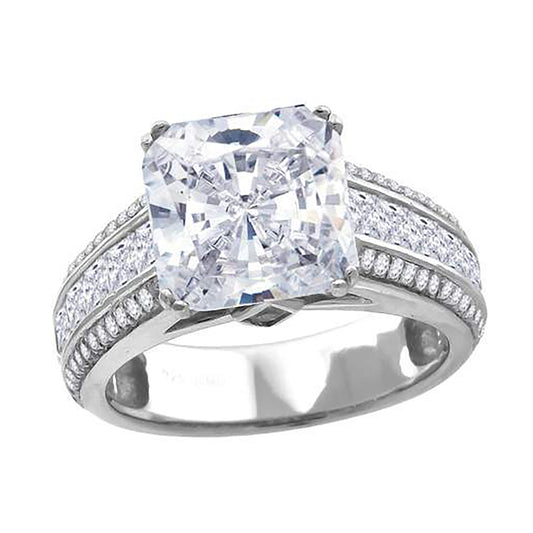 925-Ladies Fancy Cz Rings-Sz6