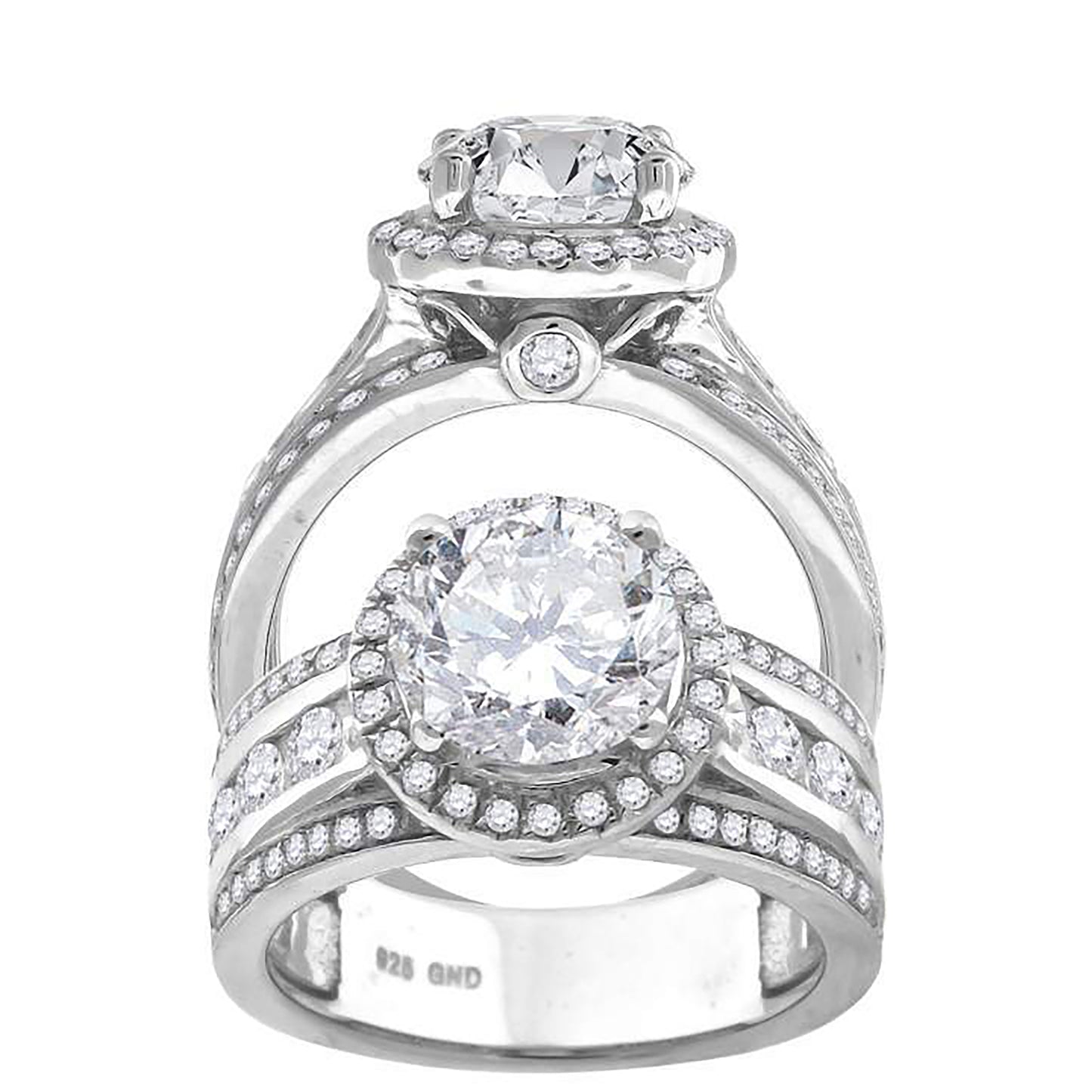 925 Sterling Silver Cz Rings S6