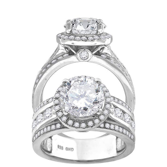 925 Sterling Silver Cz Rings S6