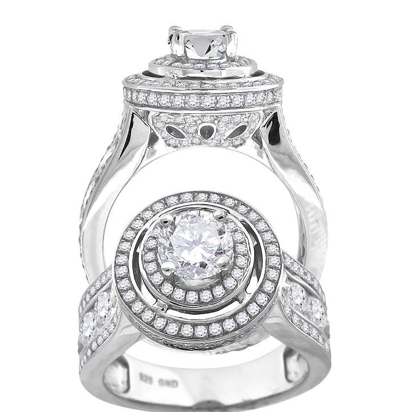 925-Ladies Fancy Cz Rings-Sz6