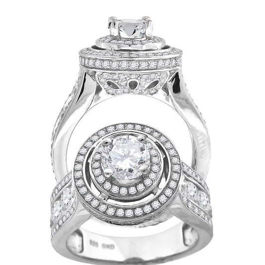925-Ladies Fancy Cz Rings-Sz6