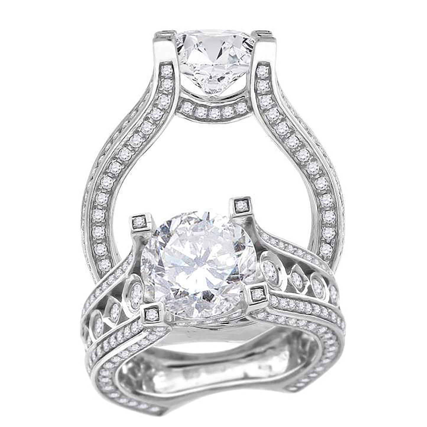 925 Sterling Silver Cz Rings S7