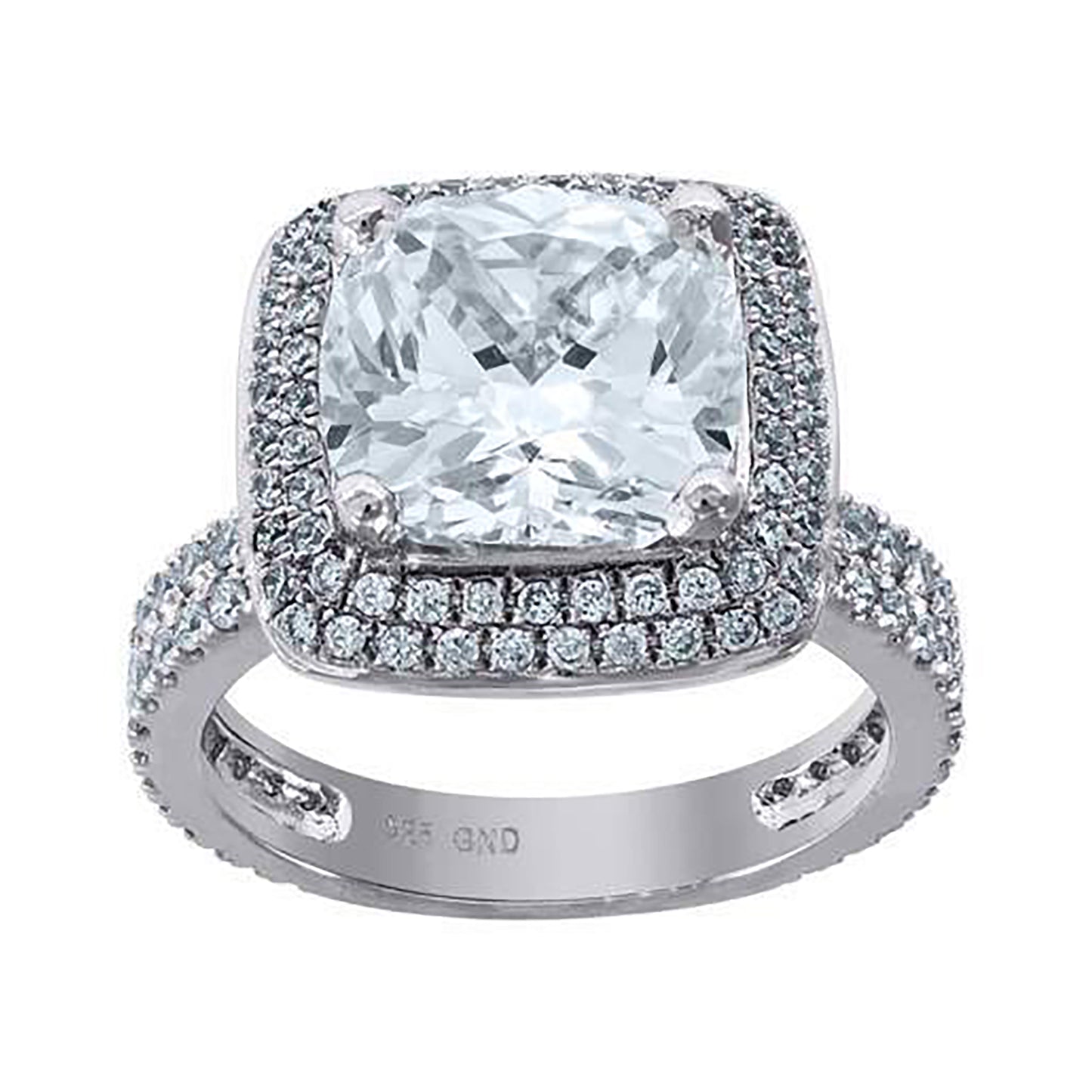 925 Sterling Silver Cz Rings S6